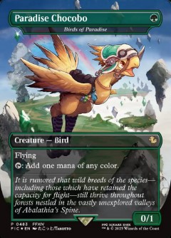 Birds of Paradise - Paradise Chocobo Final Fantasy Commander decks Alternate Art
